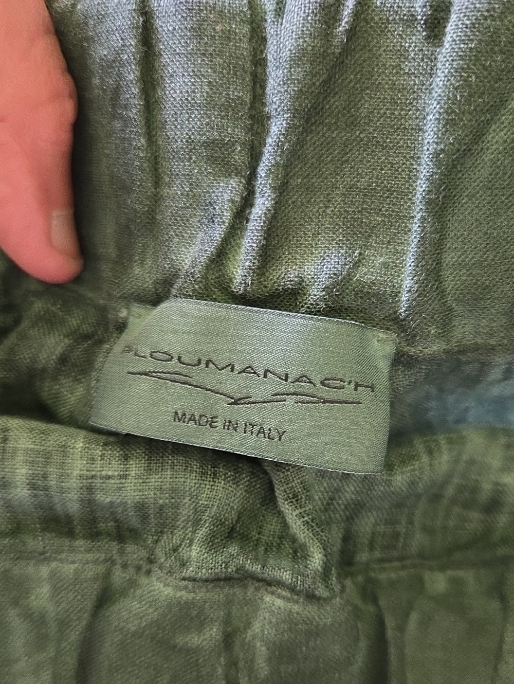 Ploumanac'h Naples Linen Skirt Size Small Nori Colour - Picture 5 of 7